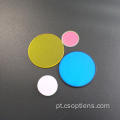 Filtros Longpass de vidro colorido de 25,4 mm